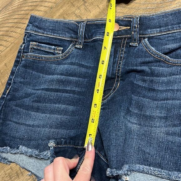 Francesca’s Harper stretch denim shorts size 28. Cut off, slightly distressed. - Picture 10 of 10